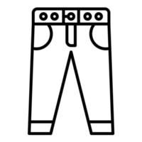 ícone de vetor de calças de negócios