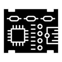 ícone de vetor de placa pcb