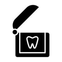 dental fio dental vetor ícone