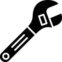 ilustração de design de ícone de vetor de chave inglesa