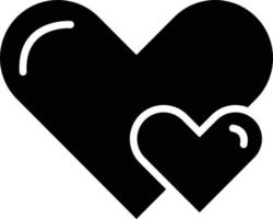 ilustração de design de ícone de vetor de corações