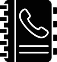 ilustração de design de ícone de vetor de livro de contatos