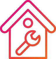 ilustração de design de ícone de vetor de manutenção de casa