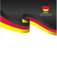 ilustração do vetor da bandeira da alemanha