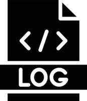 ilustração de design de ícone de vetor de logs