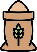 ilustração de design de ícone de vetor de farinha