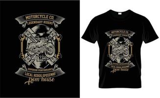 motocicleta clube Projeto para t camisa