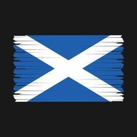 vetor de bandeira da escócia