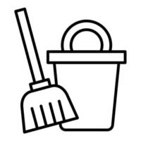 ícone de vetor de limpeza