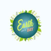 feliz terra dia, abril 22, social meios de comunicação postar para meio Ambiente segurança celebração