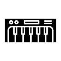 ícone de vetor de teclado de piano