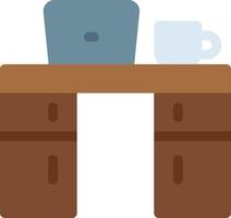 ilustração vetorial de mesa de trabalho em um icons.vector de qualidade background.premium para conceito e design gráfico. vetor