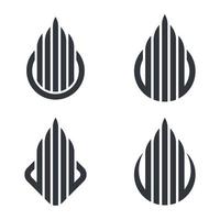 conjunto de imagens de logotipo de imóveis vetor
