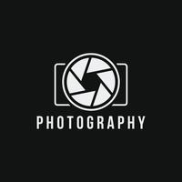 design de logotipo de fotografia vetor