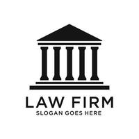 vetor de design de logotipo de escritório de advocacia