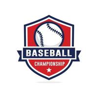 beisebol campeonato logotipo vetor