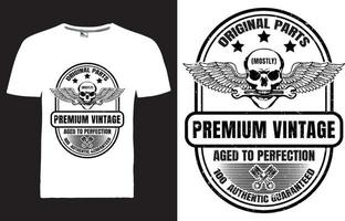 design de camiseta vintage vetor