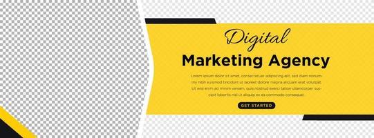 digital marketing face livro cobrir e bandeira modelo vetor