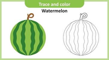 traço e cor de melancia