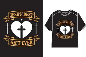 Jesus' melhor presente sempre camiseta Projeto vetor