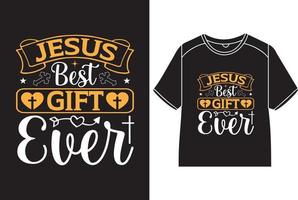 Jesus' melhor presente sempre camiseta Projeto vetor