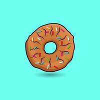 rosquinhas Prêmio ilustração vetor desenhado Projeto definir. açúcar calorias rosquinha mínimo cafeteria doce Rosa arte, Comida com elemento e isolado, vetor Projeto.