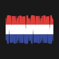 vetor da bandeira da holanda