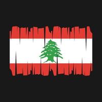 vetor bandeira líbano