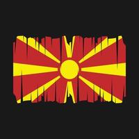 vetor da bandeira do norte da macedônia