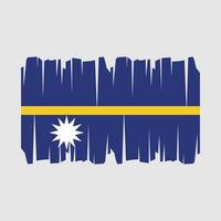 vetor de bandeira de nauru