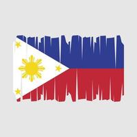 vetor de bandeira filipinas