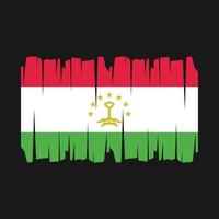 vetor da bandeira do tajiquistão