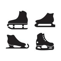 gelo patins ícone símbolo, ilustração Projeto modelo. vetor