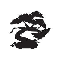 bonsai símbolo ícone, ilustração Projeto modelo. vetor