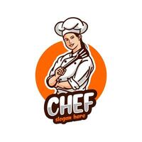 vetor do logotipo do chef