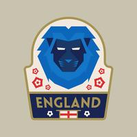 Emblemas do futebol da copa do mundo de Inglaterra vetor