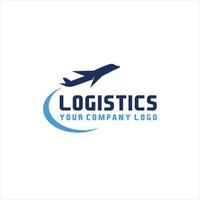 logística transporte logotipo vetor, velozes Entrega conceito ícone. simples 1 colori compras elemento ilustração. vetor