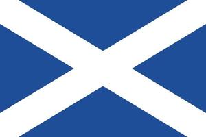 bandeira do Escócia. nacional Escócia bandeira. livre vetor