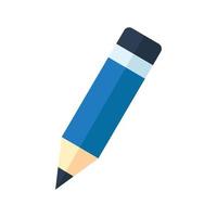lápis ícone vetor plano e simples estilo