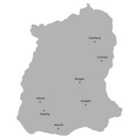 Alto qualidade mapa Estado do Índia. vetor