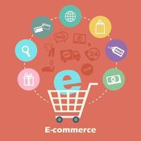 vetor de conceito de e-commerce