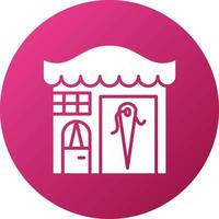 alfaiate fazer compras ícone estilo vetor