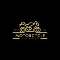 esporte bicicleta motocicleta logotipo vetor