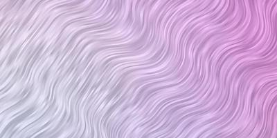 layout de vetor roxo claro, rosa com curvas.