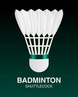 badminton peteca vetor ilustração