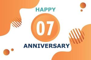 09 anos aniversário celebração geométrico logotipo Projeto com laranja azul e branco cor número em branco fundo modelo vetor