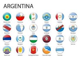 todos bandeiras do regiões do Argentina modelo para seu Projeto