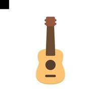 acústico guitarra ícone logotipo estilo estilo vetor