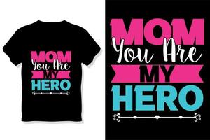 mãe t camisa ou mãe dia t camisa vetor