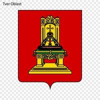 emblema do província do Rússia vetor